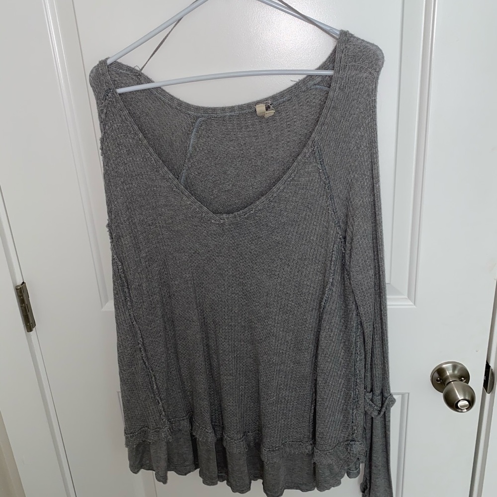 Free people grey top